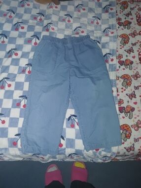 White Stag Light Blue Elastic Waist Pants